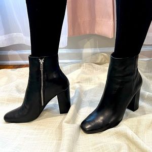 Black classic booties